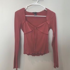 Raspberry colored long sleeve